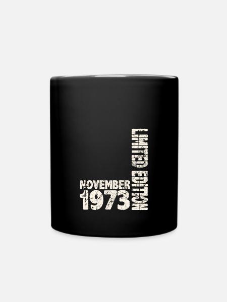 Novembre 1973 Edition Limitée 50 Ans Homme Femme - Mug uni - noir