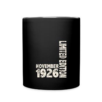 Novembre 1926 Edition Limitée 97 Ans Homme Femme - Mug uni - noir - Devant