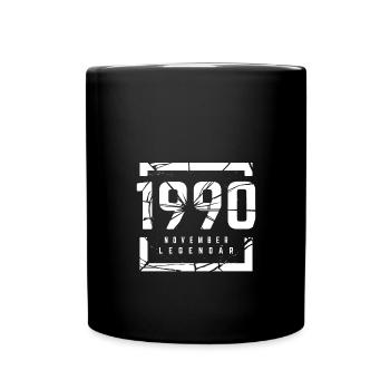 November 1990 Legendär 33 Jahren Mann Frau - Tasse einfarbig - Schwarz - Vorne