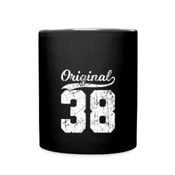 38 Original 86 Ans Homme Femme Anniversaire - Mug uni - noir - Devant