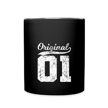01 Original 23 Years Man Wife Birthday - Full Colour Mug - black - Front