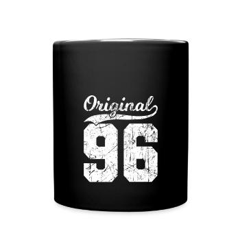 96 Original 28 Jahren Mann Frau Geburtstag - Tasse einfarbig - Schwarz - Vorne