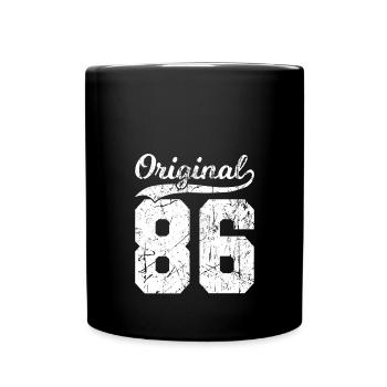 86 Original 38 Ans Homme Femme Anniversaire - Mug uni - noir - Devant