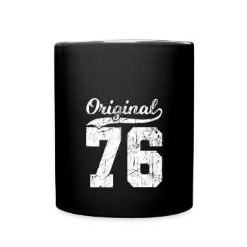 76 Original 48 Ans Homme Femme Anniversaire - Mug uni - noir - Devant
