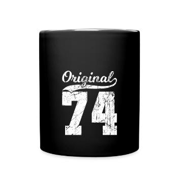 74 Original 50 Years Man Wife Birthday - Full Colour Mug - black - Front