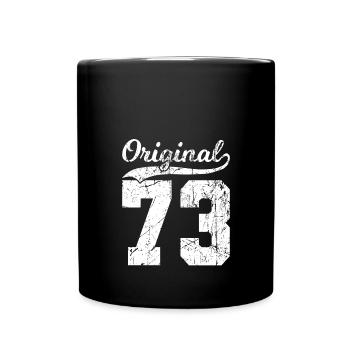 73 Original 51 Jahren Mann Frau Geburtstag - Tasse einfarbig - Schwarz - Vorne
