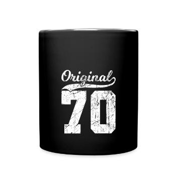 70 Original 54 Years Man Wife Birthday - Full Colour Mug - black - Front