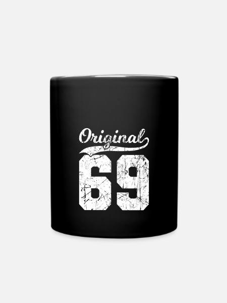 69 Original 55 Jahren Mann Frau Geburtstag - Tasse einfarbig - Schwarz