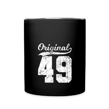 49 Original 75 Ans Homme Femme Anniversaire - Mug uni - noir - Devant