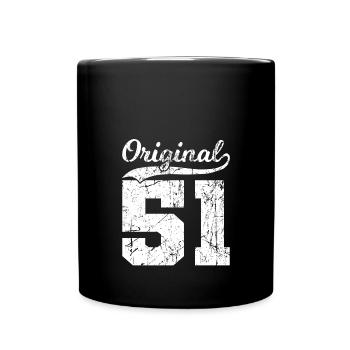 51 Original 73 Ans Homme Femme Anniversaire - Mug uni - noir - Devant