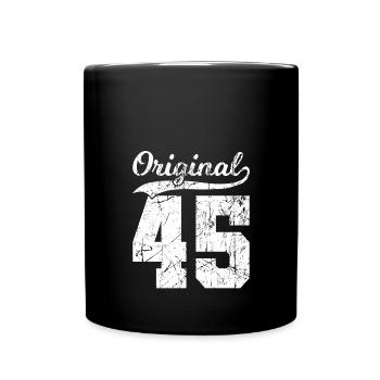 45 Original 79 Ans Homme Femme Anniversaire - Mug uni - noir - Devant