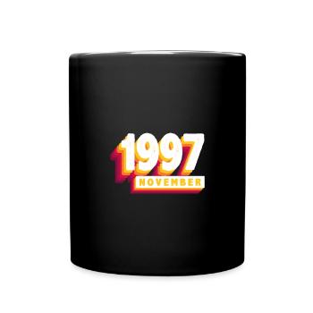 Novembre 1997 26 Ans Homme Femme Anniversaire - Mug uni - noir - Devant