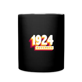 Novembre 1924 99 Ans Homme Femme Anniversaire - Mug uni - noir - Devant