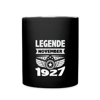 November 1927 Legend for 96 years Man Woman - Full Colour Mug - black - Front