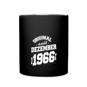 December 1966 Original for 57 years man woman - Full Colour Mug - black - Front