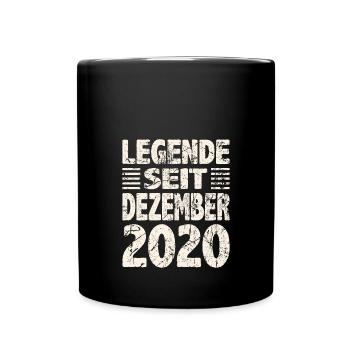 December 2020 Legend for 3 years Man Woman - Full Colour Mug - black - Front