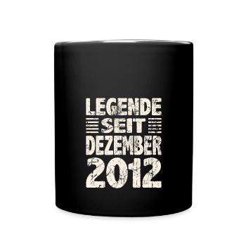 Décembre 2012 Légende depuis 11 ans Homme Femme - Mug uni - noir - Devant