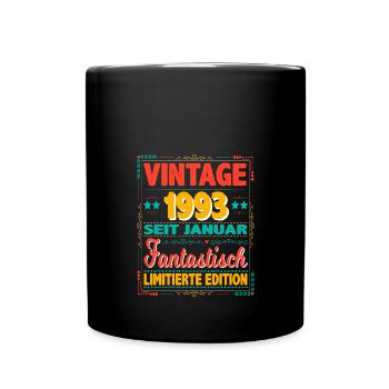 January 1993 Vintage Fantastic 31 Years Man - Full Colour Mug - black - Front