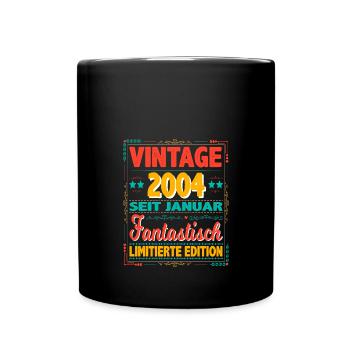 Janvier 2004 Millésime Fantastique 20 Ans Homme - Mug uni - noir - Devant