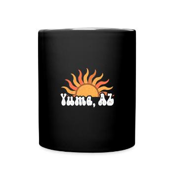 Sonnenuntergang Yuma Arizona Erlebnis - Tasse einfarbig - Schwarz - Vorne