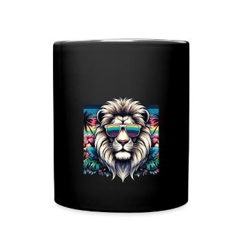 Funny Lion Clothing – Trendy Fashion for - Full Colour Mug - black - Front