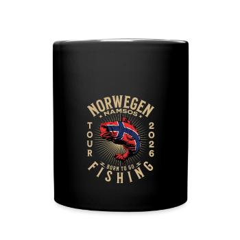 Namsos Angeln 2026 - Tasse einfarbig - Schwarz - Vorne