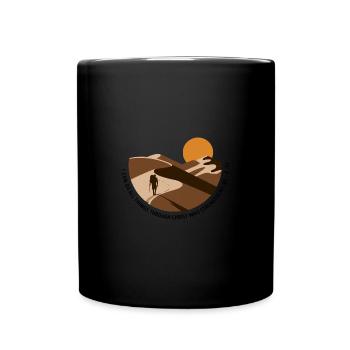 Christian Companion In The Desert With - Full Colour Mug - black - Front