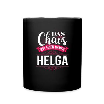 HELGA - Chaos - Tasse einfarbig - Schwarz - Vorne