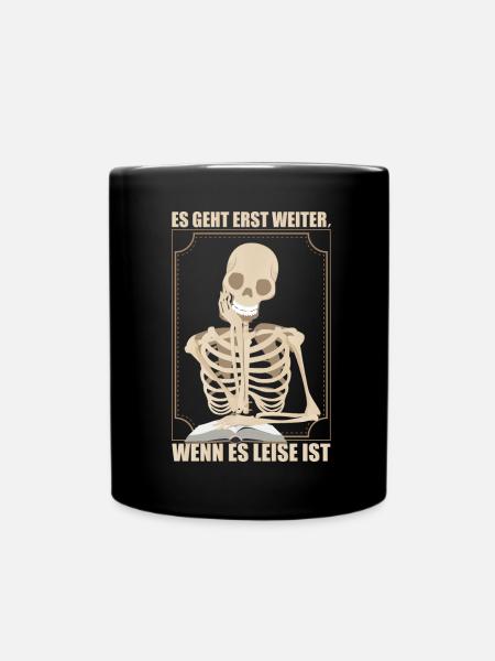 Lehrer lustiges Geschenk - Tasse einfarbig - Schwarz