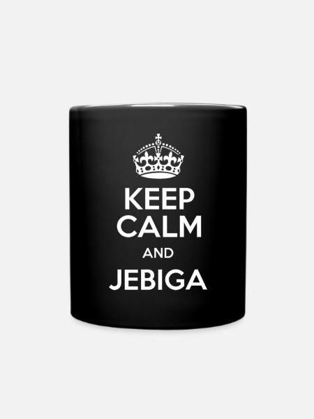 Jebiga Balkan Style - Tasse einfarbig - Schwarz