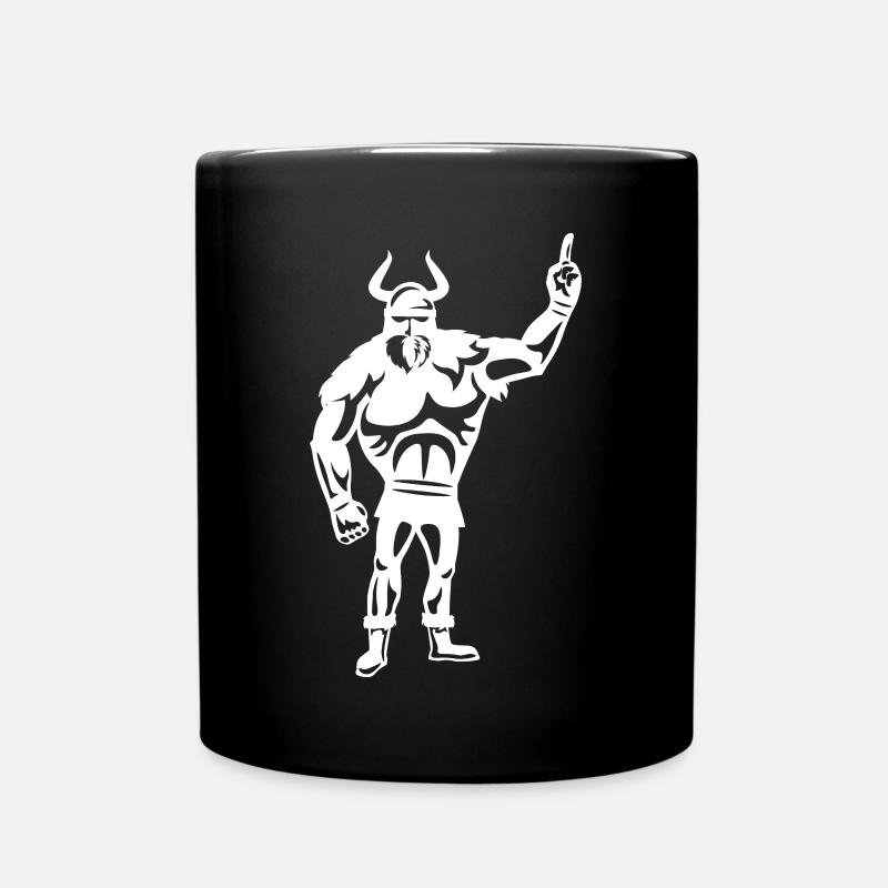 Hardstyle Wikinger - Tasse einfarbig - Schwarz