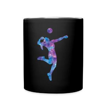 Volleyball player - Full Colour Mug - black - Front