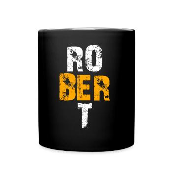 Robert - Tasse einfarbig - Schwarz - Vorne