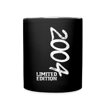 Limited Edition 2004 18th Birthday Gift - Full Colour Mug - black - Front