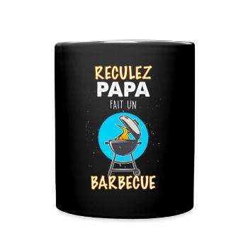 Papa Barbecue Humour - Mug uni - noir - Devant