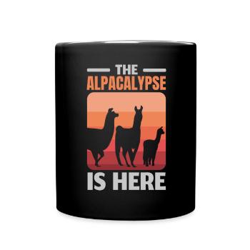 L’alpaga lypse est ici Lama Alpaga Whisperer - Mug uni - noir - Devant