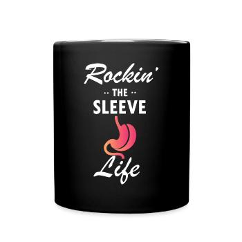 Gastric Bypass and Gastric Bypass Operation Design - Full Colour Mug - black - Front
