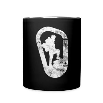 Wanderer - - Tasse einfarbig - Schwarz - Vorne