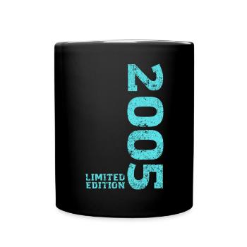 Limited Edition 2005 18th Birthday Gift - Full Colour Mug - black - Front