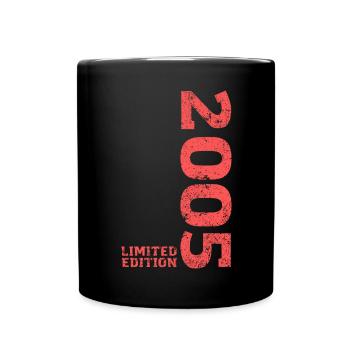 Limited Edition 2005 18. Geburtstag Geschenk - Tasse einfarbig - Schwarz - Vorne