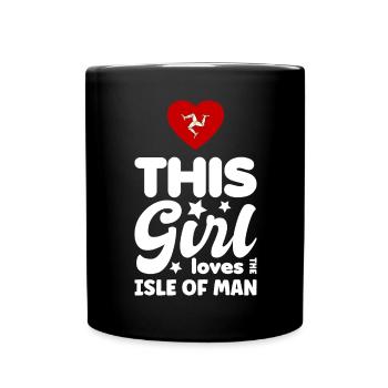 Isle of Man Flagge Triskele Flag of Isle of Man - Full Colour Mug - black - Front
