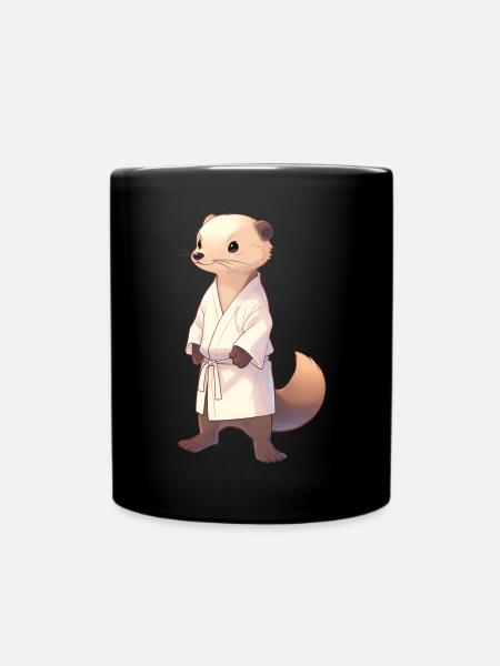 Judo Mungo - Tasse einfarbig - Schwarz