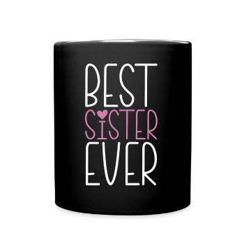 Best Sister - Full Colour Mug - black - Front