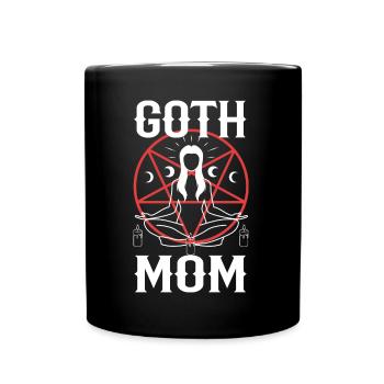 Maman gothique - Mug uni - noir - Devant