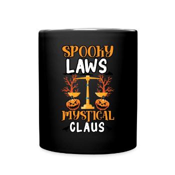 Spooky Laws Mystical Clause Creepy - Full Colour Mug - black - Front