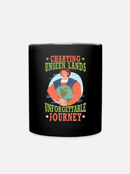 Cartographie des terres invisibles inoubliables - Mug uni - noir