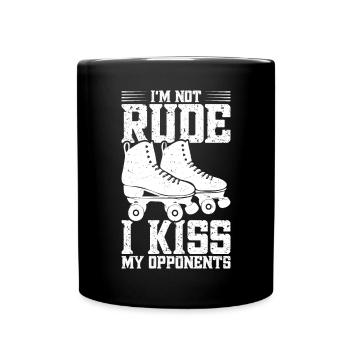 Roller Derby Gear Roller Skating Roller Derby - Mug uni - noir - Devant