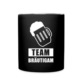 Equipe marié, enterrement de vie de garçon - Mug uni - noir - Devant