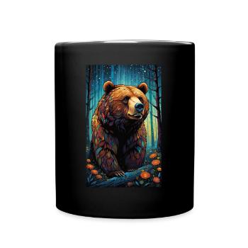 Ours | Ours brun | Grizzli | Animaux - Mug uni - noir - Devant