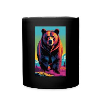 Ours | Ours brun | Grizzli | Animaux - Mug uni - noir - Devant
